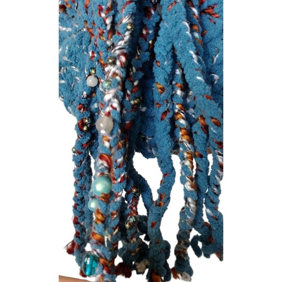 Slouchy Boho Hat OOAK Handmade Crochet Free Hand Women's One Size - Picture 8 of 10